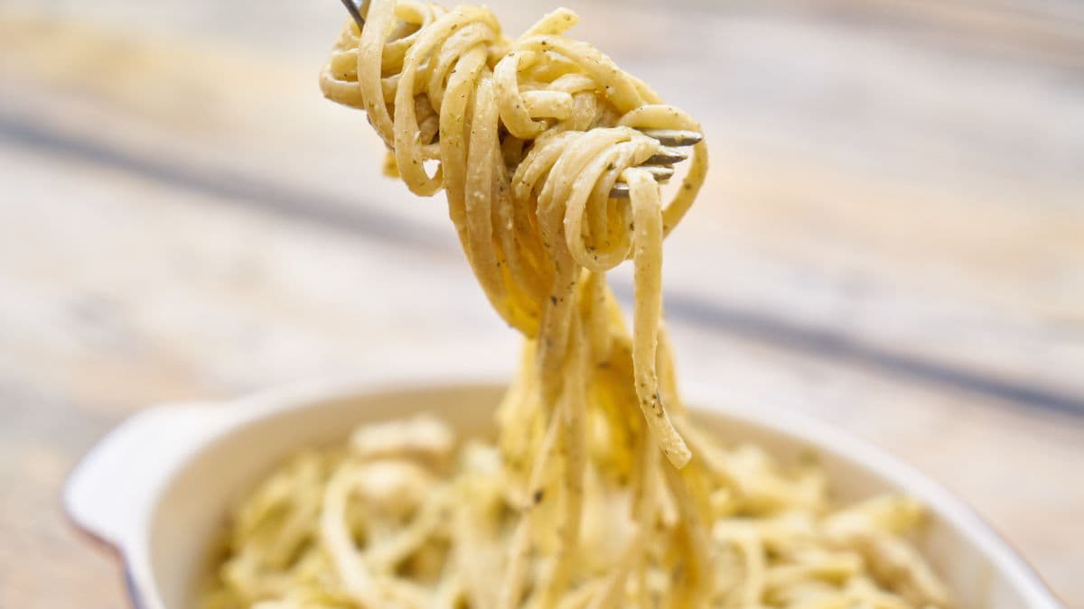 khapli wheat flour butter garlic noodles