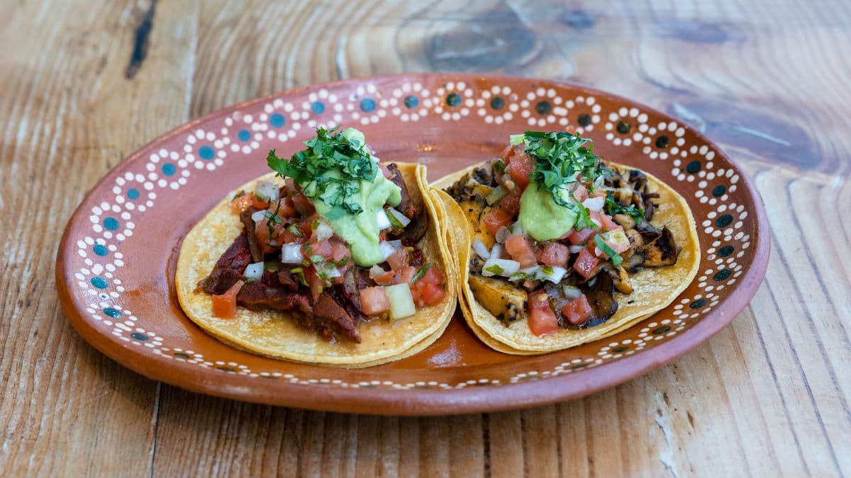 Mexican pork tacos.