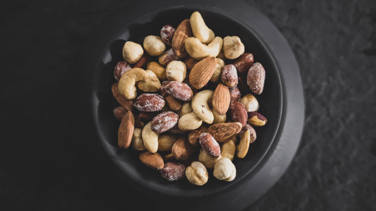 Nuts in a bowl