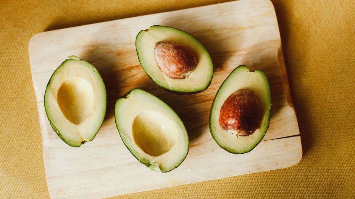 Ripe Hass avocados for homemade guacamole