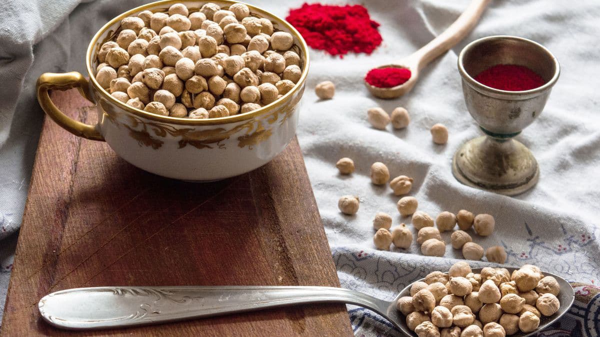 Protein-rich chickpeas