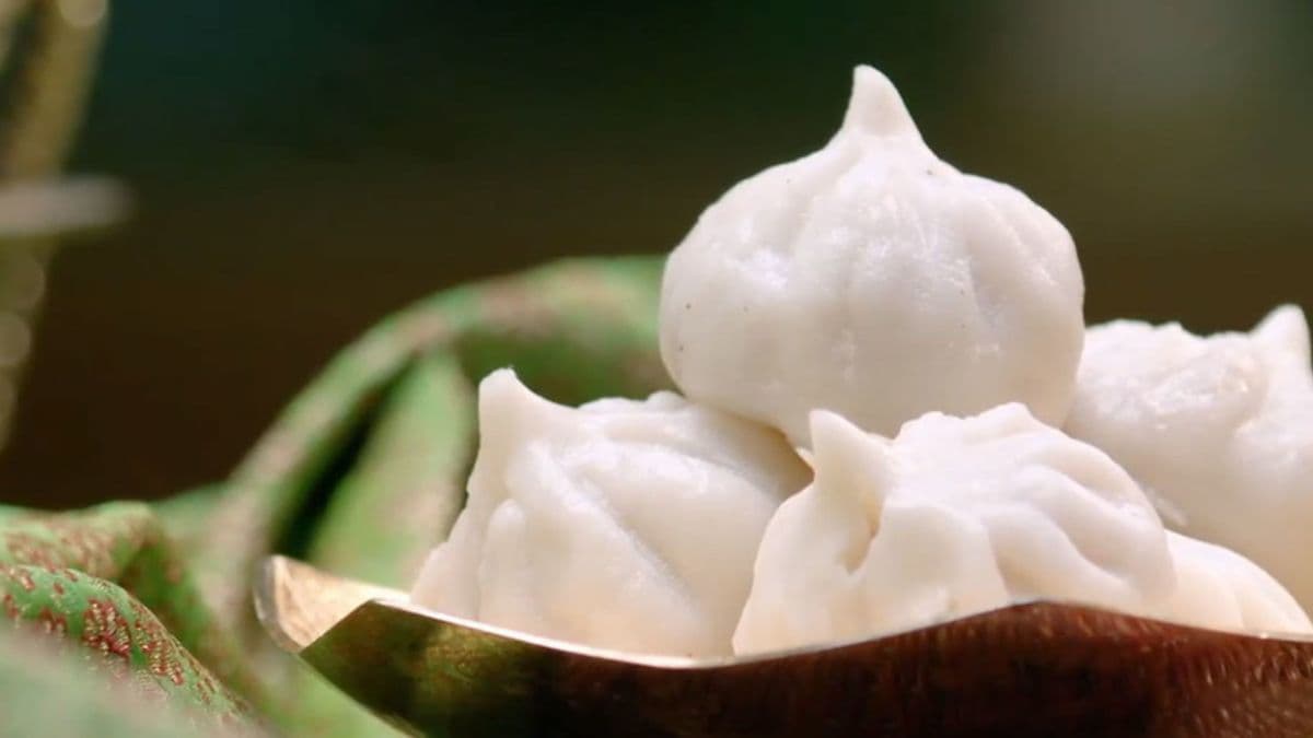Sweet stuffed modak