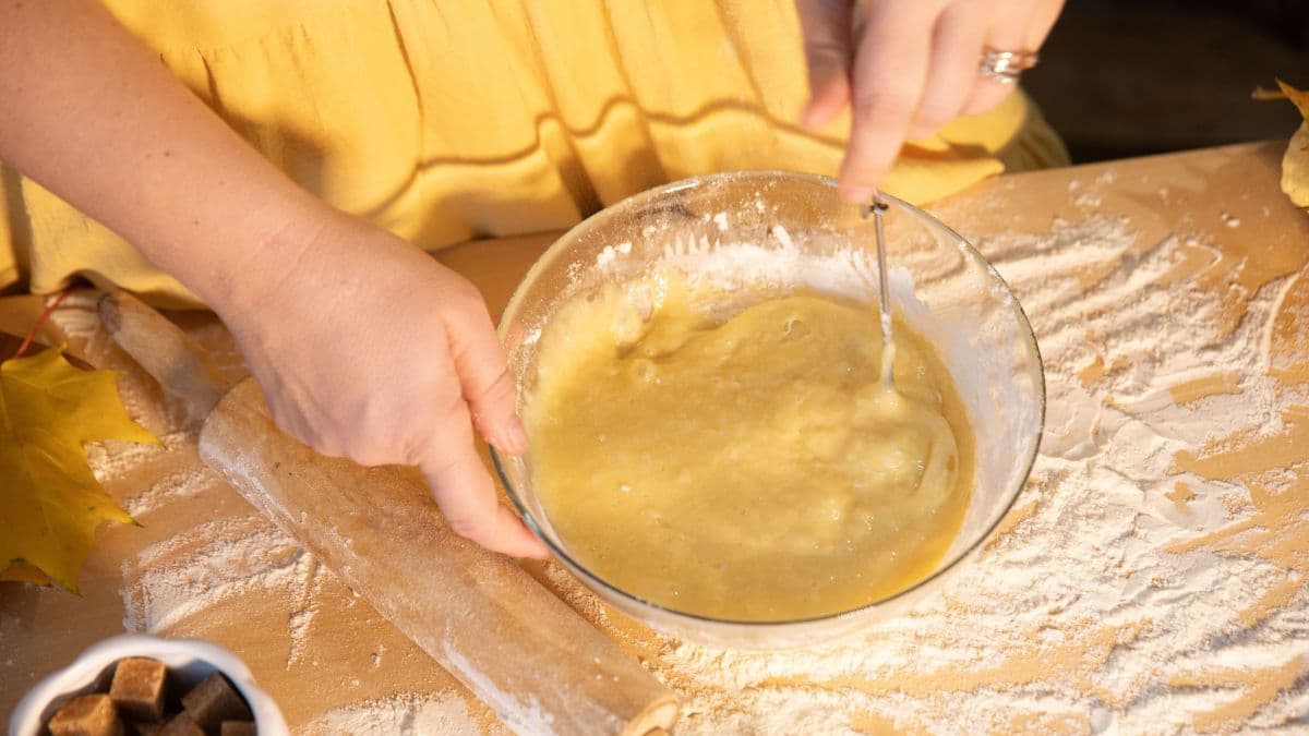 Activating yeast for soft cinnamon roll dough 