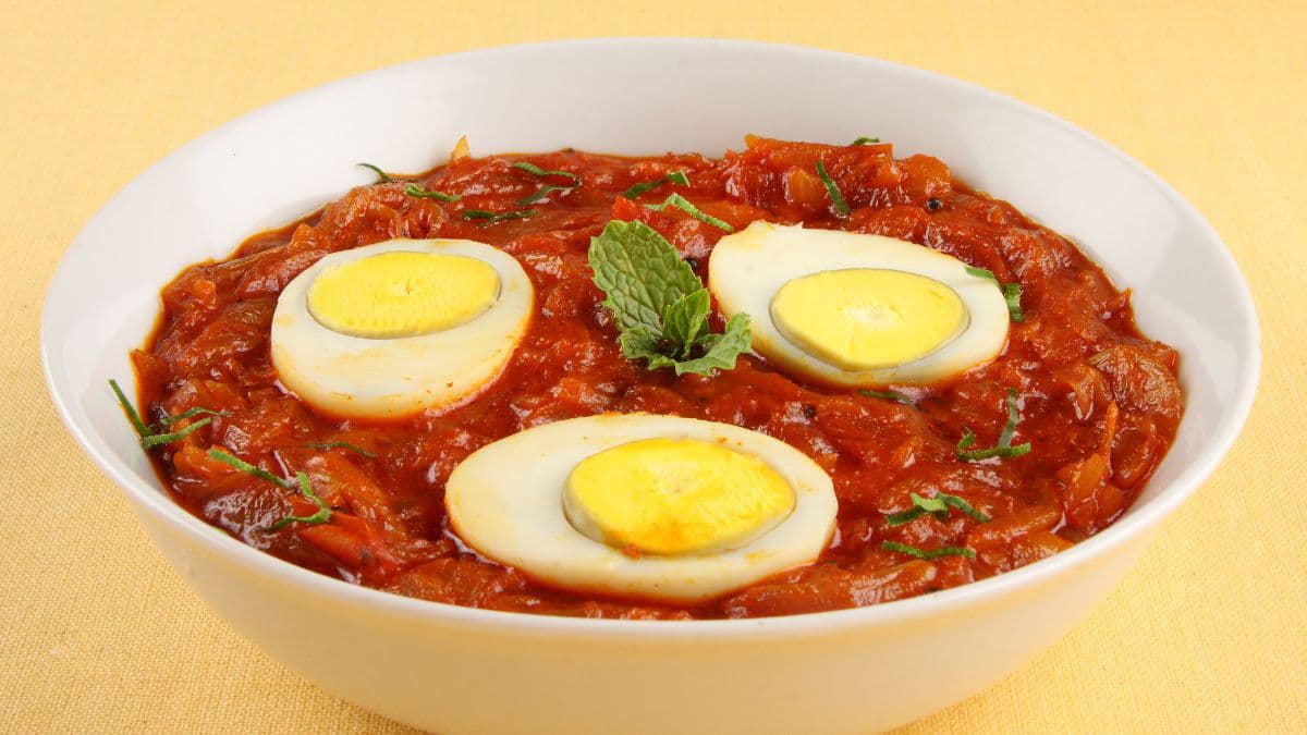 Spicy roasted egg