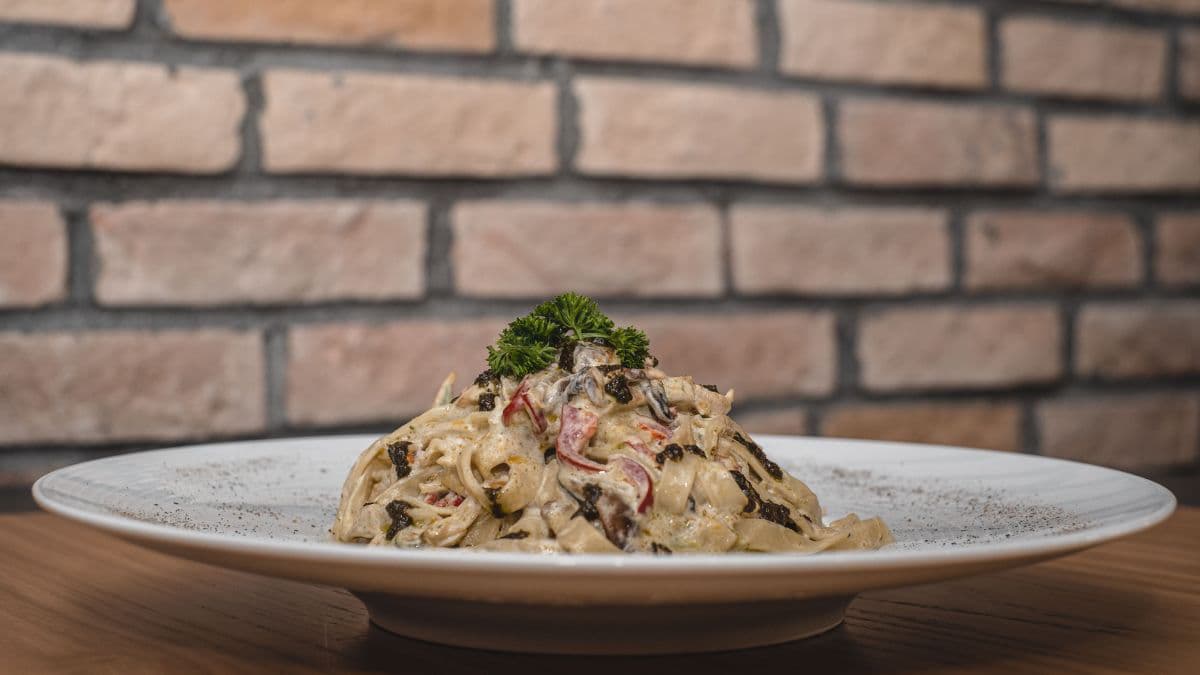Marry Me pasta on a plate.