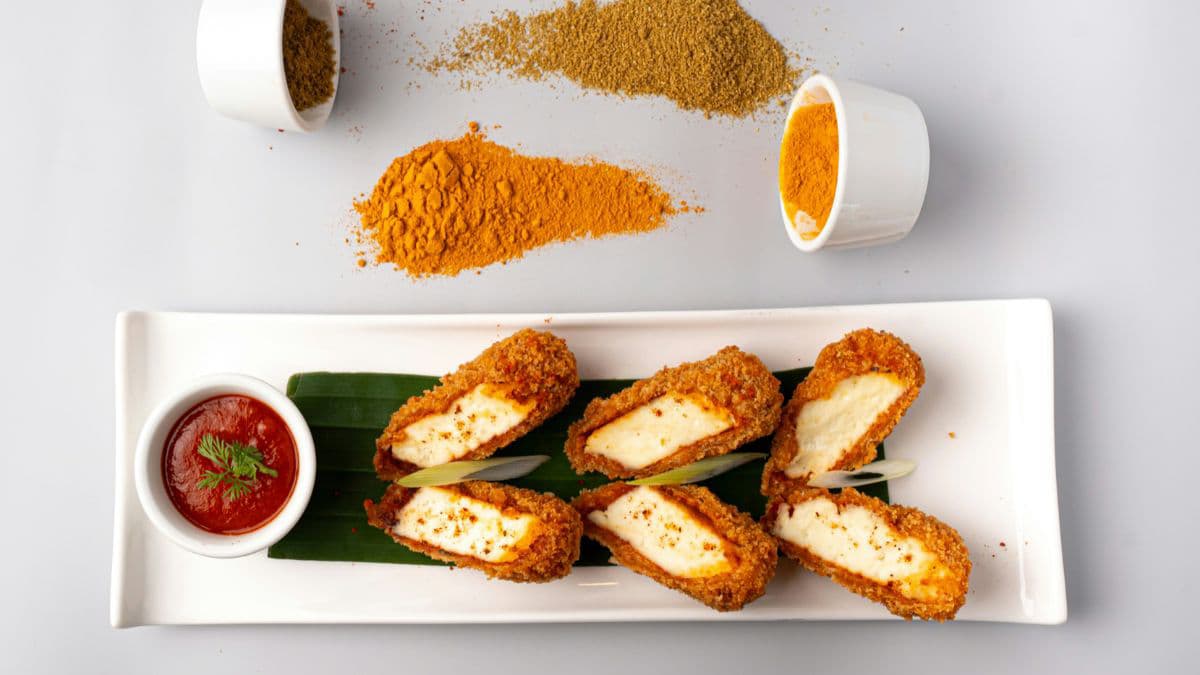 Paneer pakora pieces