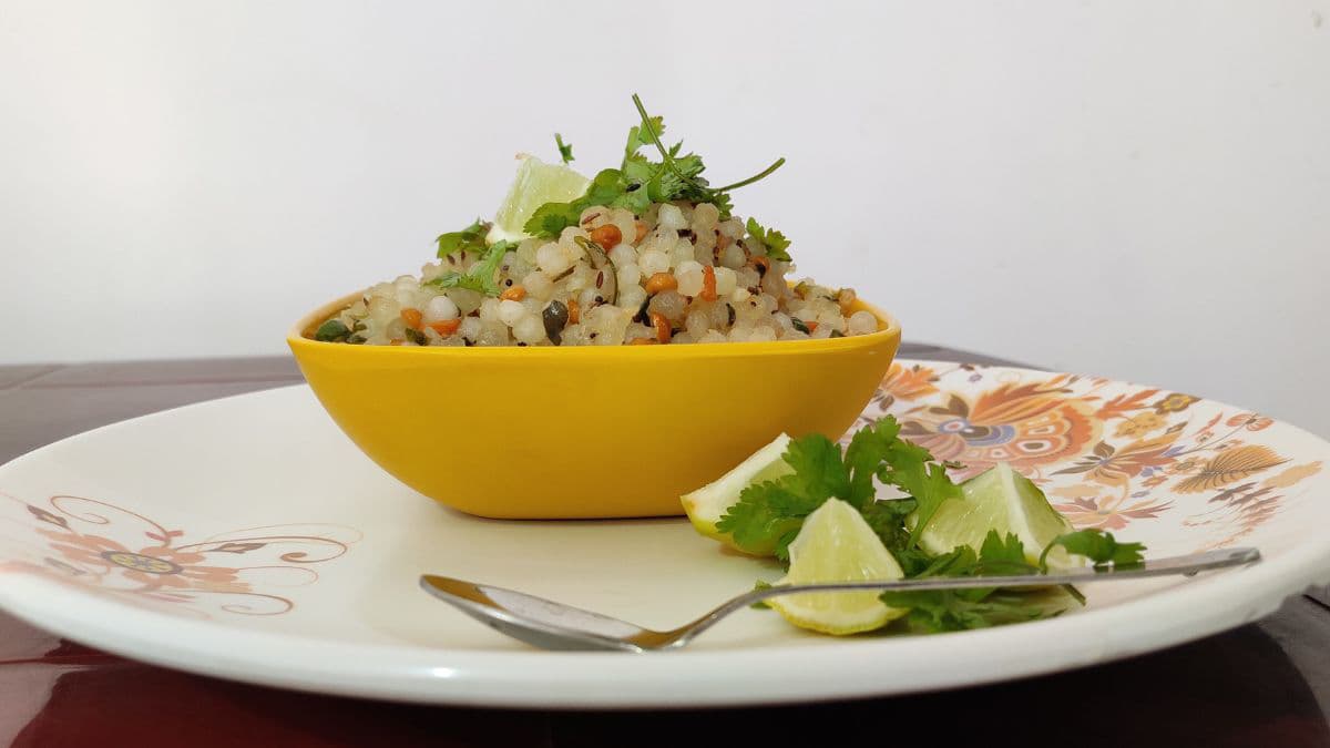 Sabudana khichdi for fasting