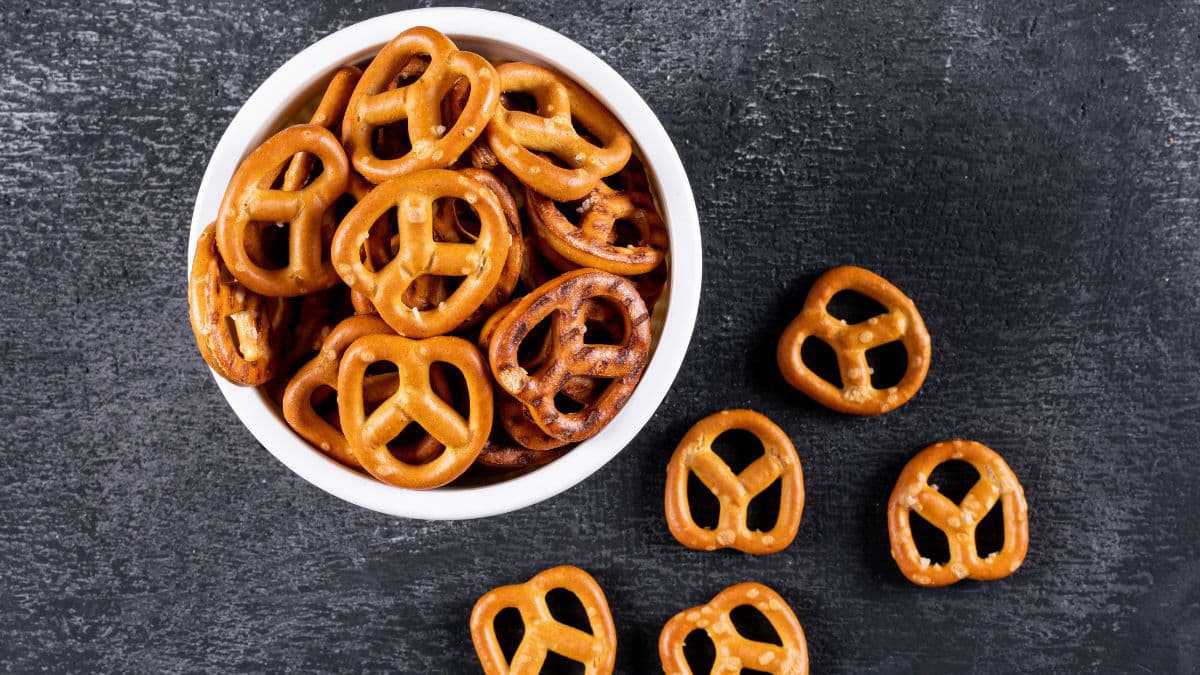 Crunchy salted pretzels make chocolate chip cookies extra crispy