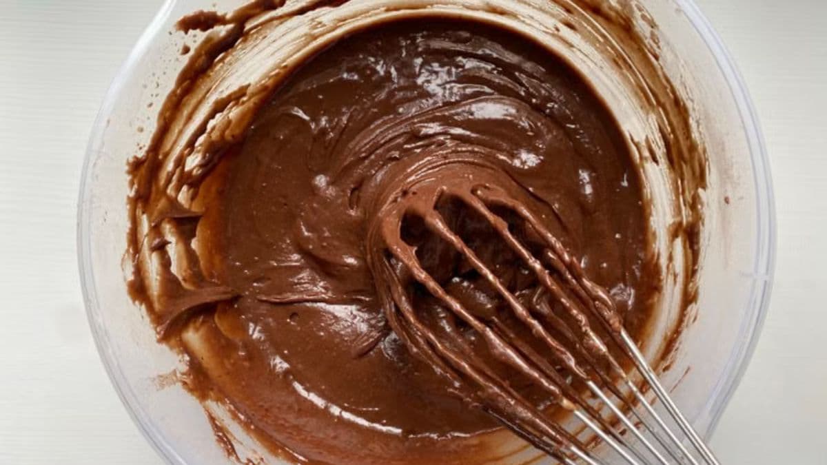 Chocolate brownie batter