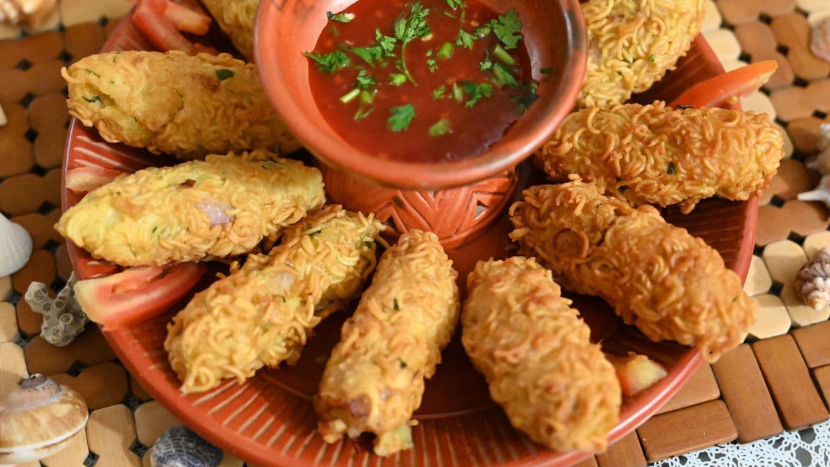 Khapli Wheat Flour Noodle Cutlets.