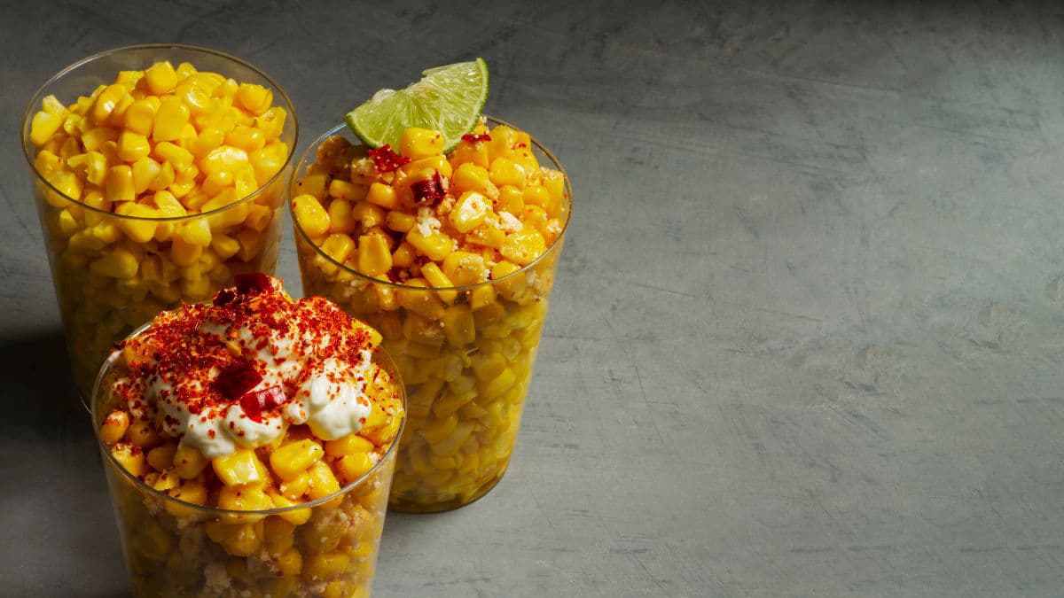 Creamy cheesy corn cups 