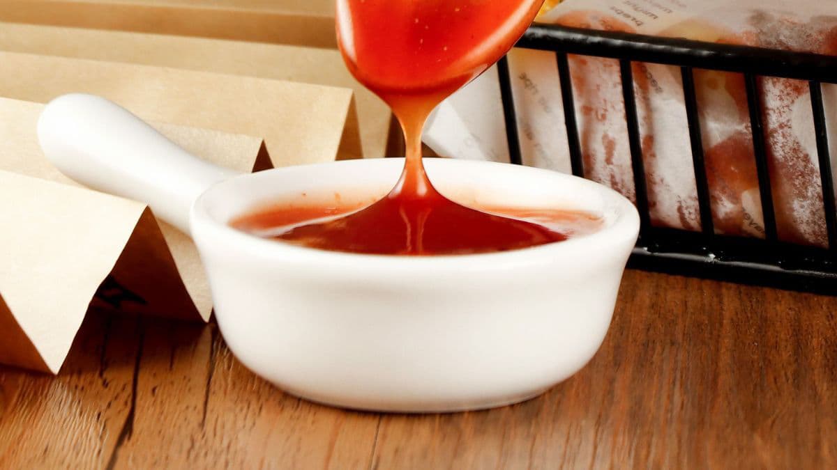 Sweet and sour sauce.