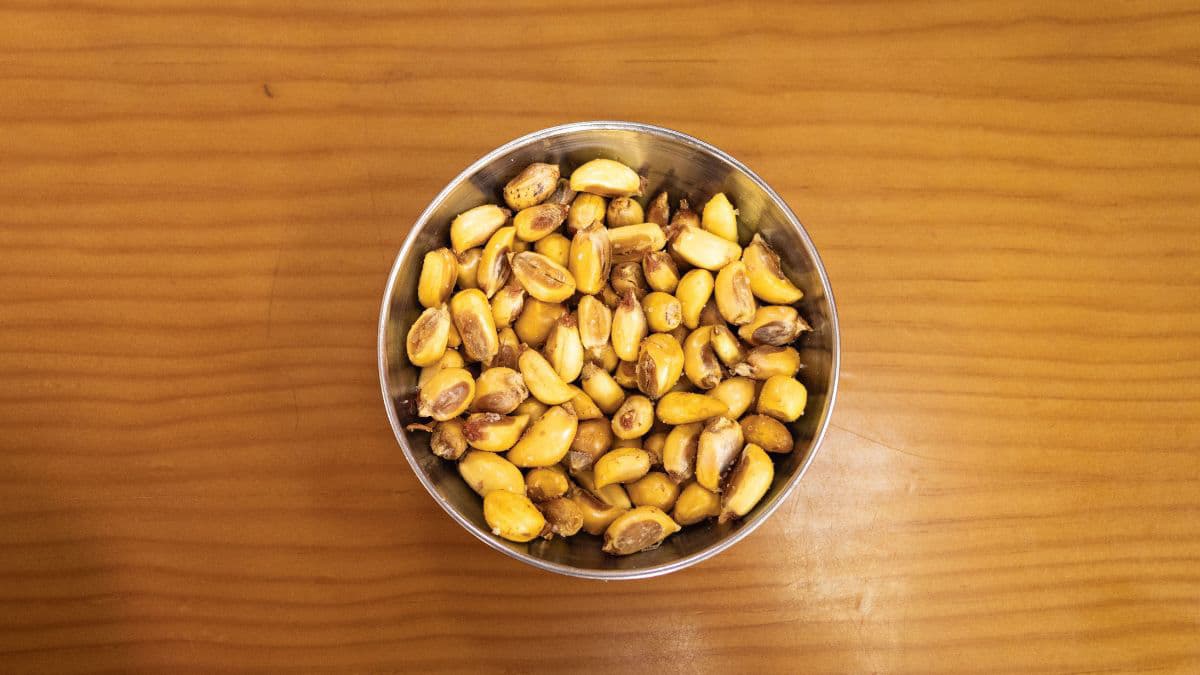 Crunchy roasted corn bites