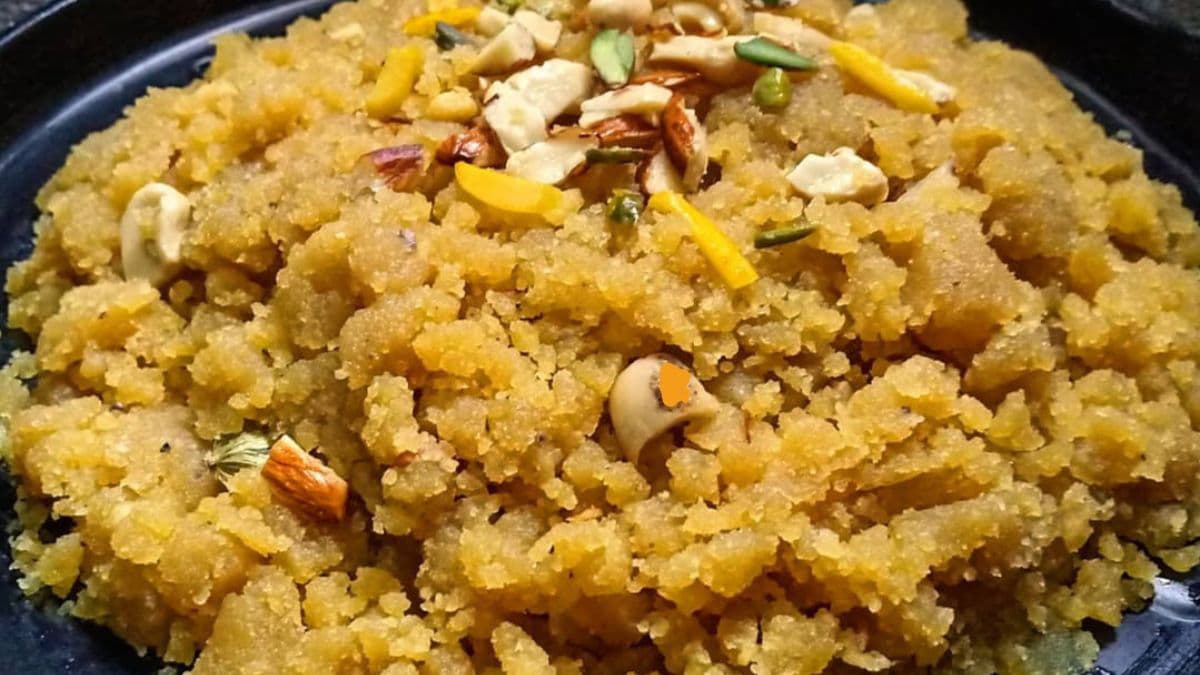 Broken wheat lapsi for Paryushan