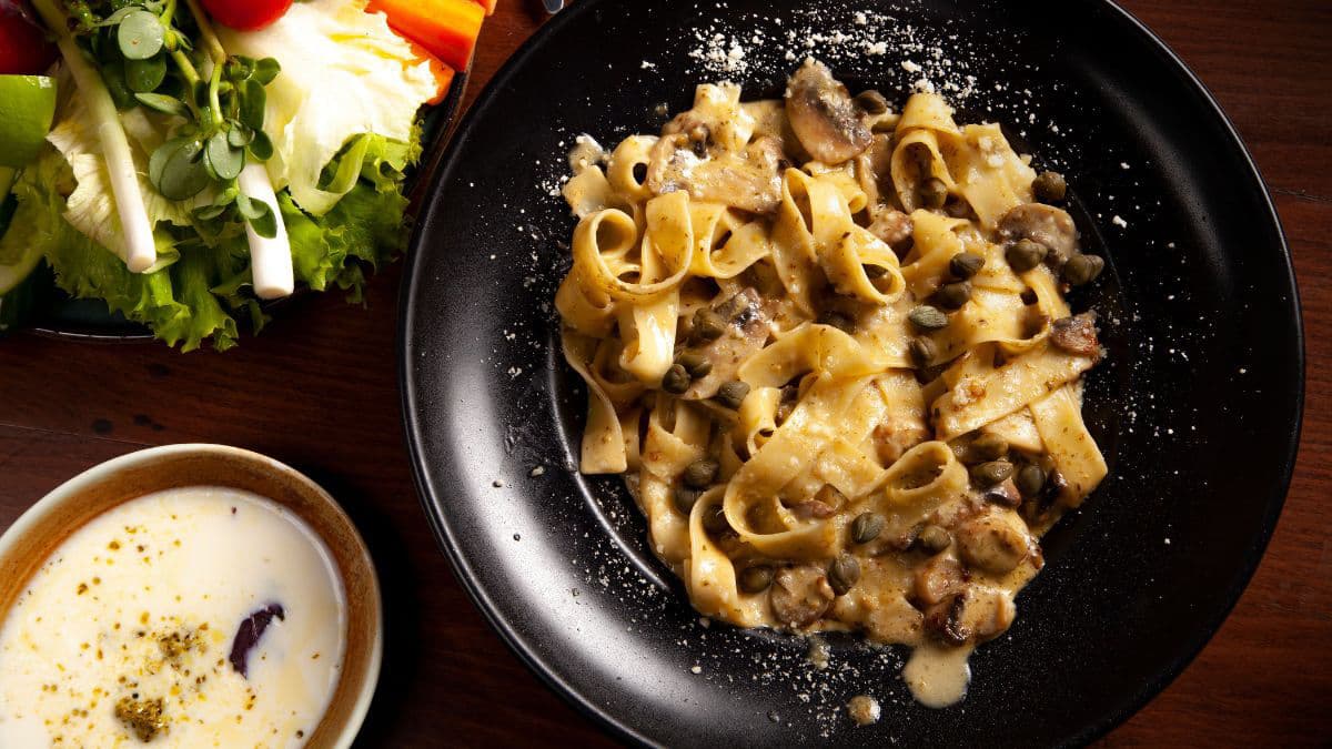 Pasta in a bowl