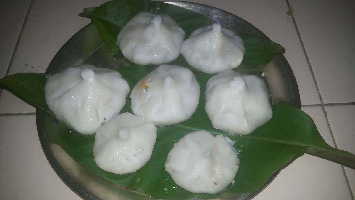Properly served modak recipe