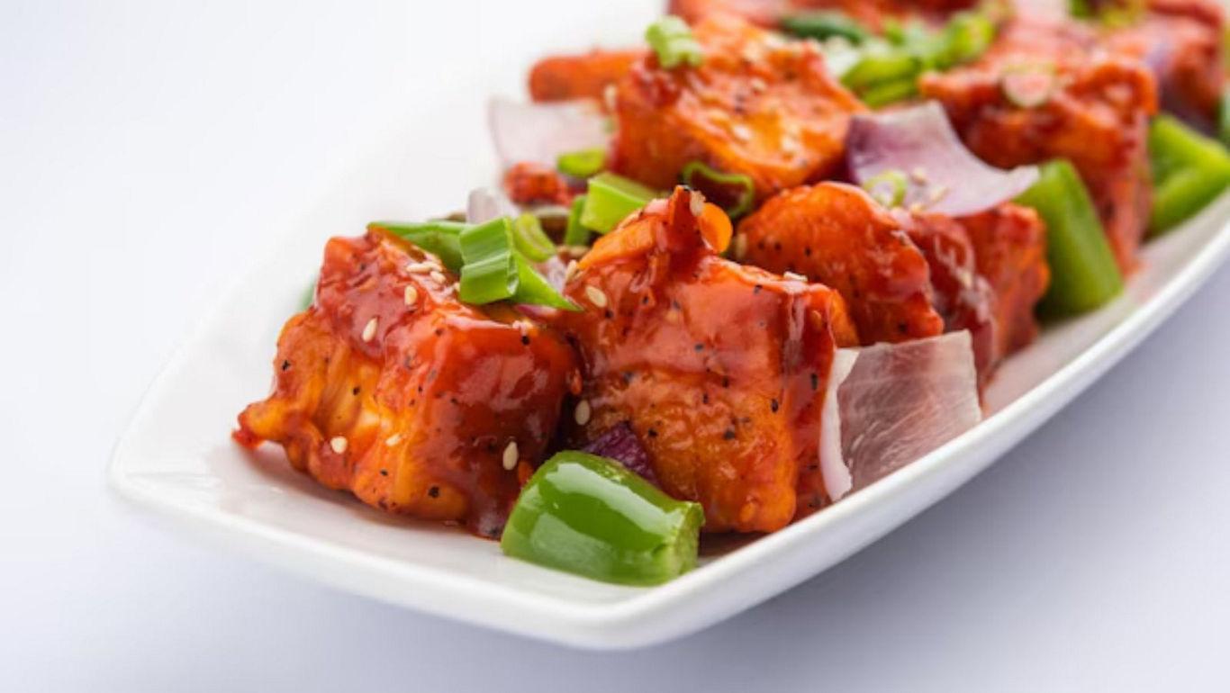 Spicy paneer dish with vegetables