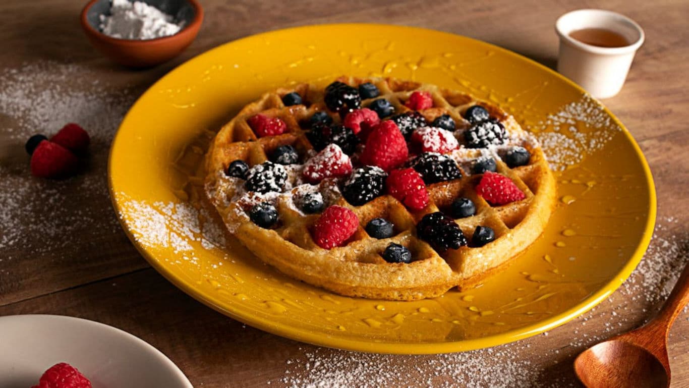 Sourdough discard waffle - banner image