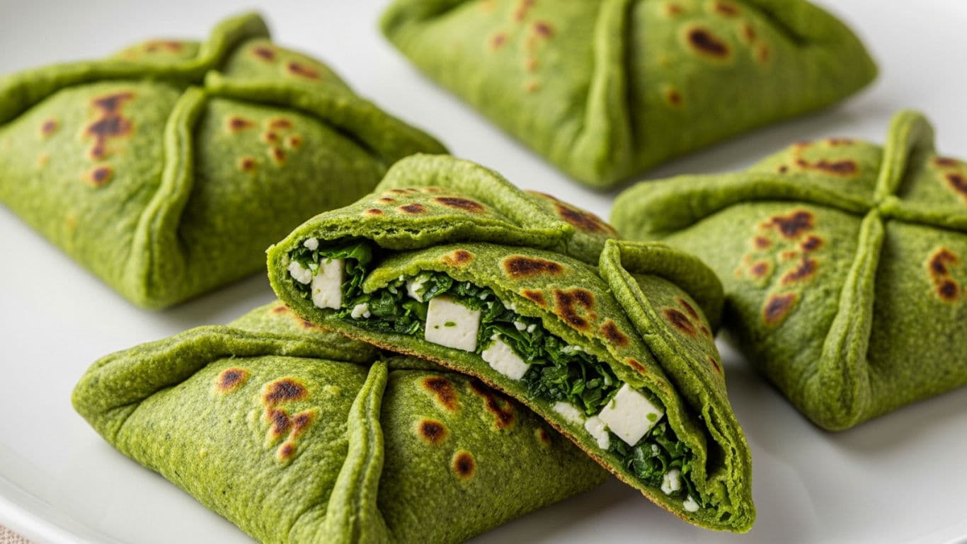 Spinach And Paneer Paratha