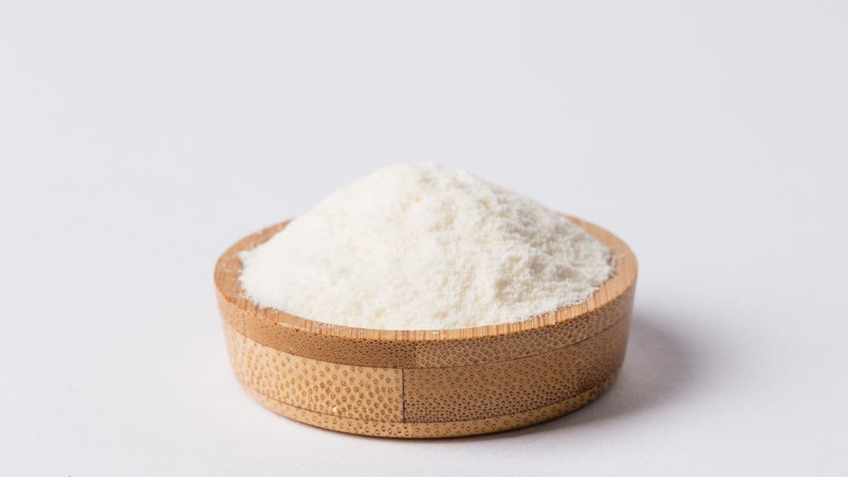 small portion of flour