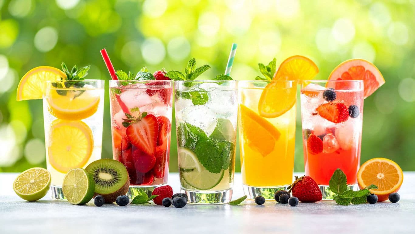 Glasses of Mocktails - banner image