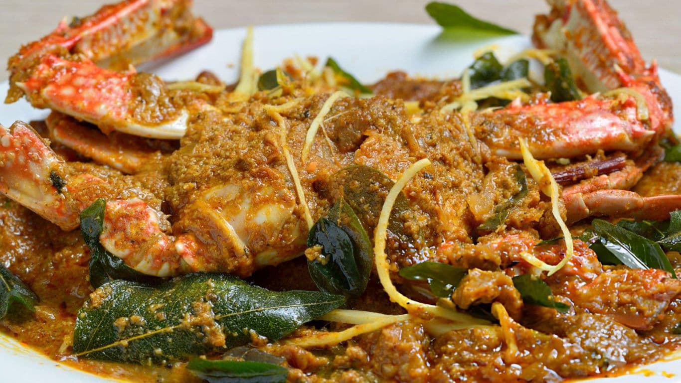 Spicy Crab Curry with Fresh Herbs