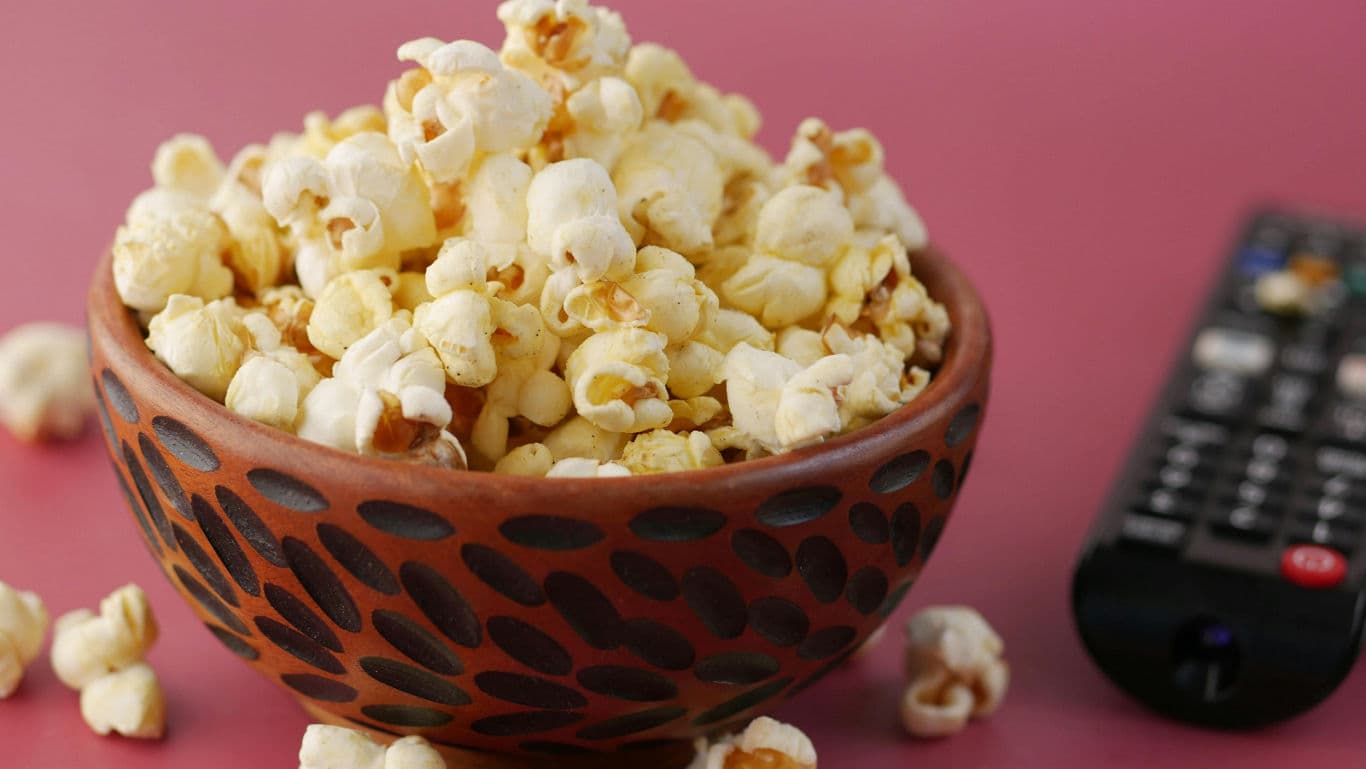 Bowl Of Flavoured Popcorn