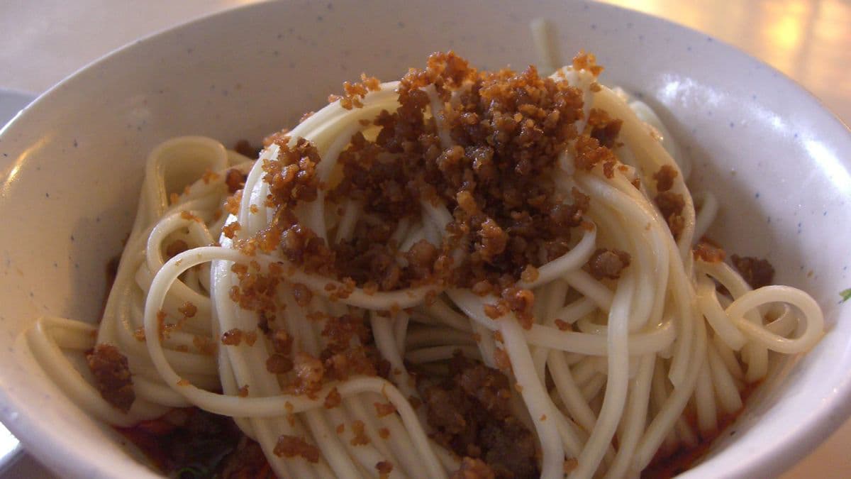 Dan Dan Noodle recipe - Close-Up