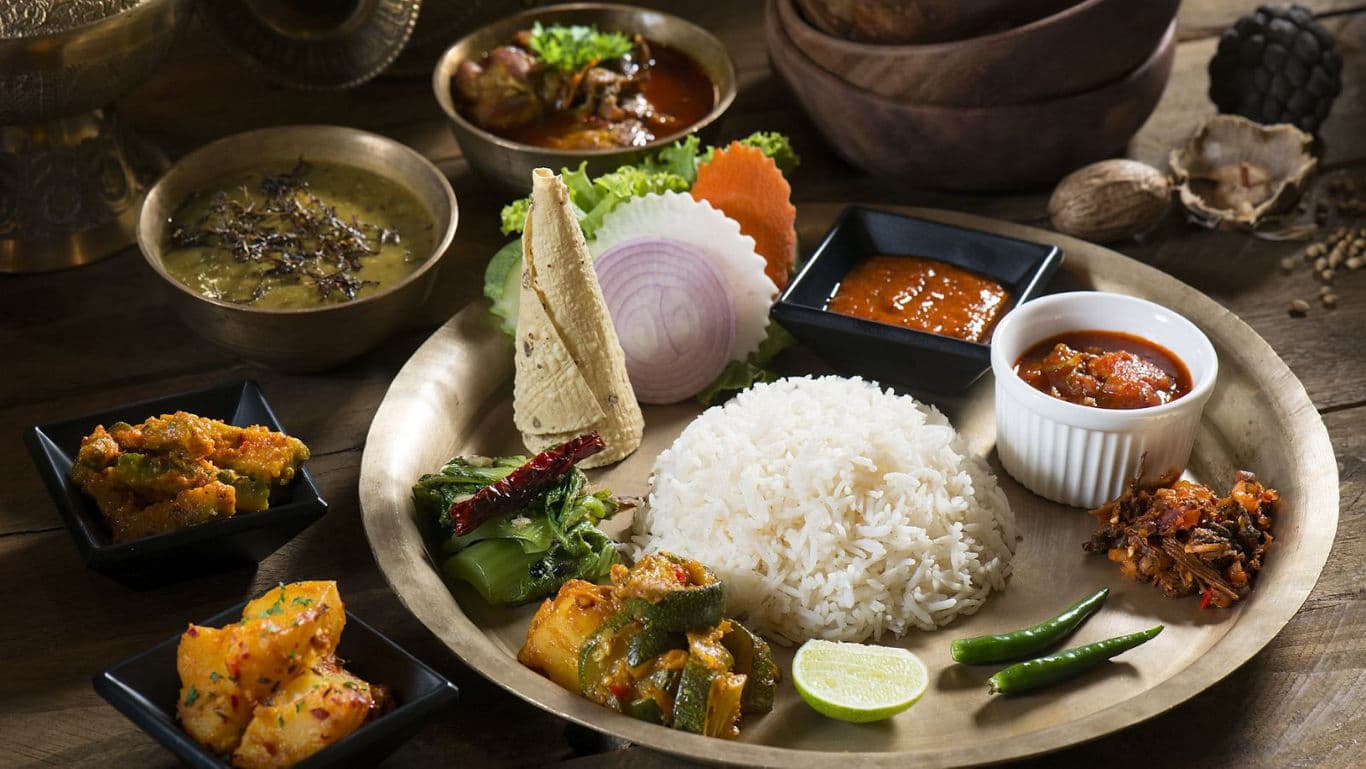 Indian food on a table - banner image