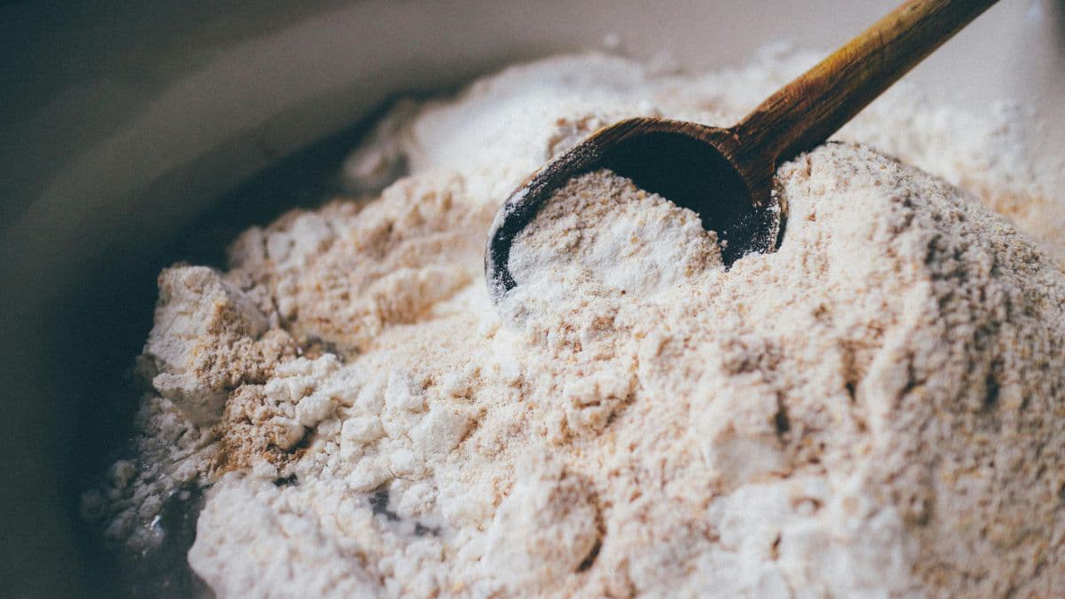 pile of flour