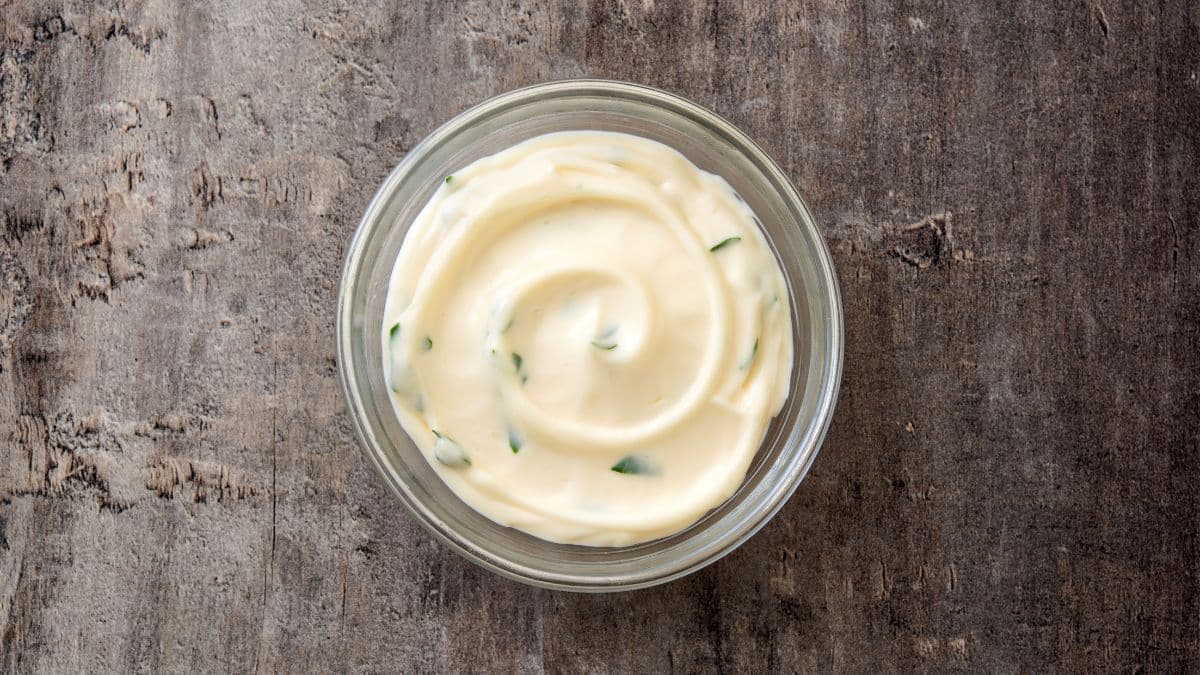 bowl of mayo