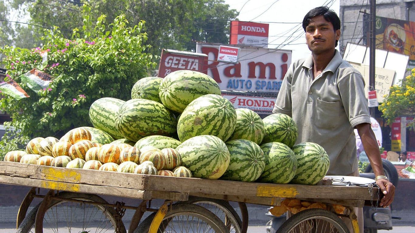 Watermelons on a cart- banner image