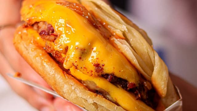 Veggie Dubai Paratha Burger