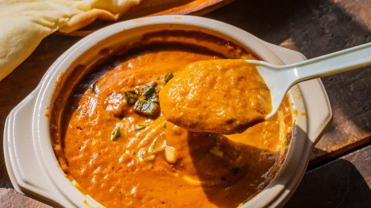 Close-up of gravy