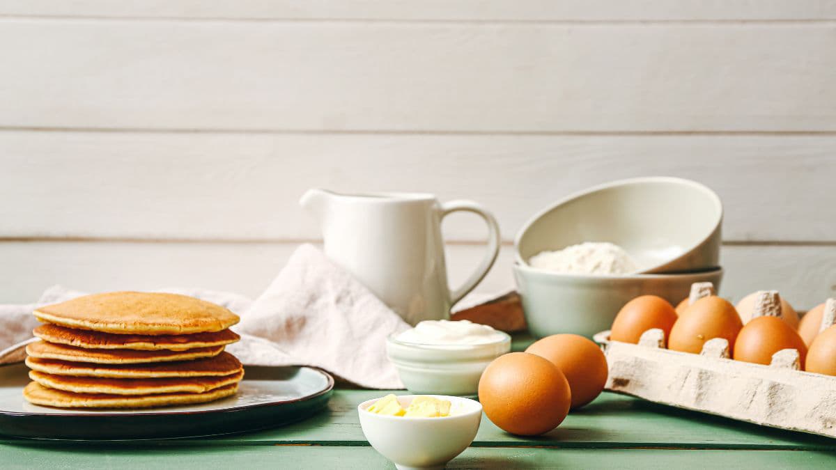 Khapli wheat pancake ingredients