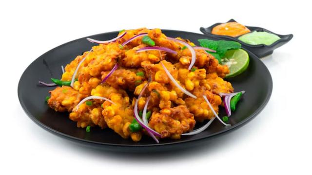Corn Fritters (Pakoda / Bhajiya) Recipe