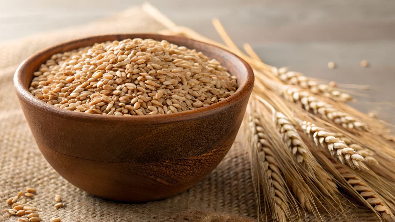 Khapli wheat grains 