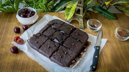 Vegan Cherry Almond Brownies